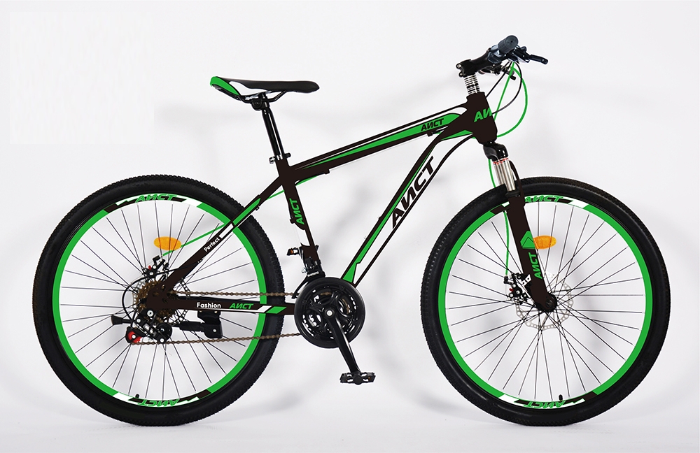 Велосипед горный Аист 26 (черно-зеленый)